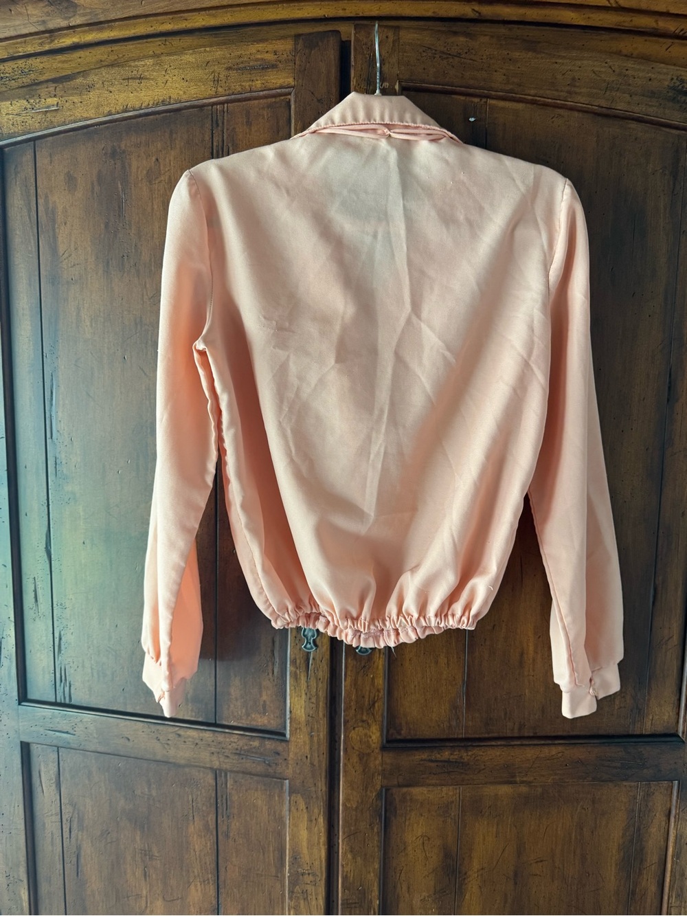 Vintage Alden’s Pleated Peach Midi Skirt & Blouse Set - Picture 5 of 8